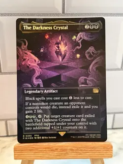 The Darkness Crystal (0335) Borderless foil NM/M MTG Final Fantasy - Image 1