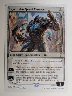 MTG - Karn, the Great Creator - MB2 - R - White Border - 3 - Image 1