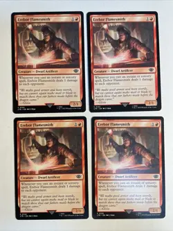 4x Mtg Lord Of The Rings Erebor Flamesmith NM Magic The Gathering - Image 1