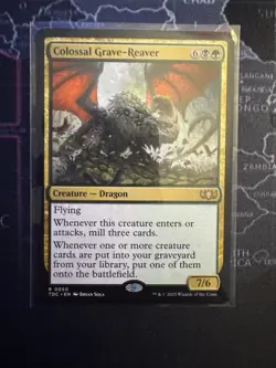1x Colossal Grave-Reaver, Tarkir Dragonstorm Commander, Magic MTG NM - Image 1