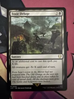 Toxic Deluge 209 R Commander: The Lord of the Rings NM MTG - Image 1