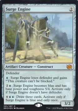 SURGE ENGINE 081/287 FOIL THE BROTHERS' WAR MTG MAGIC NM - Image 1
