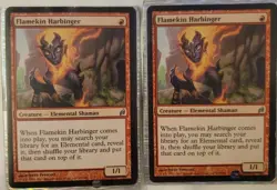 MTG Flamekin Harbinger Lorwyn 167/301 Regular Uncommon NM Sleeved - Image 1