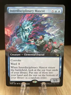 MTG Interdisciplinary Mascot Extended Art Regular March of the Machine #377 NM/M - Image 1