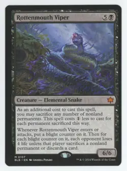 Bloomburrow Rottenmouth Viper #107 Mythic - Image 1