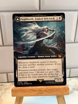 MTG Sephiroth, Fabled SOLDIER Extended Art FINAL FANTASY NEW NM Nonfoil - Image 1