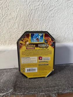 Pokemon TCG: Hidden Fates Tin - Raichu GX - Fully Sealed - Image 2
