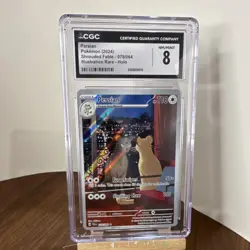 Pokemon Persian Illustration Rare Holo CGC 8 078/064 Sv: Shrouded Fable 2024 - Image 1