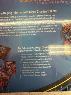 Pokemon Mega Charizard X EX Ultra-Premium Collection New Factory Sealed - Image 3