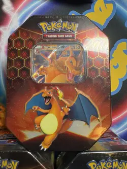 Set of 3 Pokemon Hidden Fates GX Tins Charizard, Gyarados and Raichu Sealed mint - Image 2