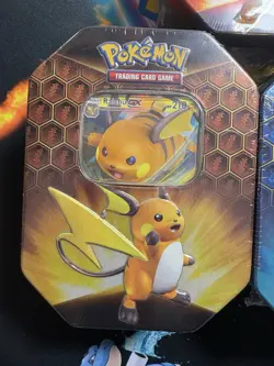 Set of 3 Pokemon Hidden Fates GX Tins Charizard, Gyarados and Raichu Sealed mint - Image 3
