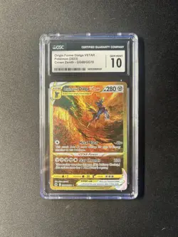 Pokemon Origin Forme Dialga VSTAR GG68/GG70 CGC 10 Crown Zenith Galarian Gallery - Image 1