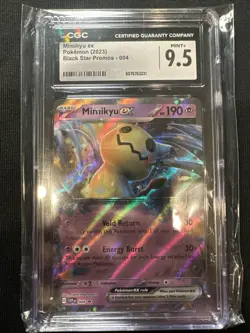 Pokemon TCG Mimikyu EX #004 Promo Scarlet & Violet CGC Grade 9.5 MINT - Image 1