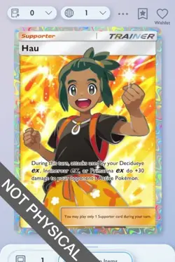 Pokemon TCG POCKET - Hau Full Art 2⭐, Eevee Grove, English - Image 1