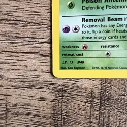 Pokemon TCG Gym Heroes 1st Edition Sabrina's Venonat 96/132 - NM Condition - Image 5