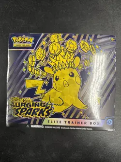 POKEMON Scarlet & Violet Surging Sparks Elite Trainer Box, Sealed Box is Worn - Image 1