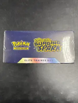 POKEMON Scarlet & Violet Surging Sparks Elite Trainer Box, Sealed Box is Worn - Image 4