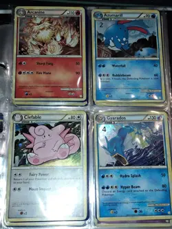 Pokemon TCG HGSS Base SET HeartGold Soulsilver Complete Set 124/124 In Binder - Image 2