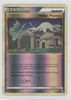 Indigo Plateau Reverse Foil Pokemon HeartGold & SoulSilver Triumphant #86 2010 - Image 1