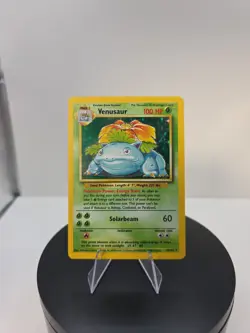 Pokemon TCG Venusaur 15/102 Base Set Holo Rare 1999 - Image 1