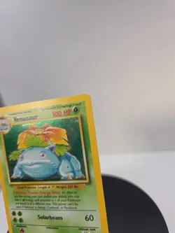 Pokemon TCG Venusaur 15/102 Base Set Holo Rare 1999 - Image 4