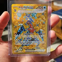 Pokemon Garchomp ex 260/182 SV04 Paradox Rift Hyper Rare Full Art Tera Holo 2023 - Image 1