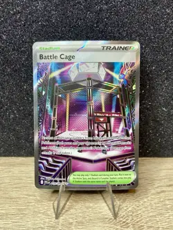 Battle Cage (116/094) ~ Mint/NM [Phantasmal Flames 2025] Full Art Pokemon TCG - Image 1