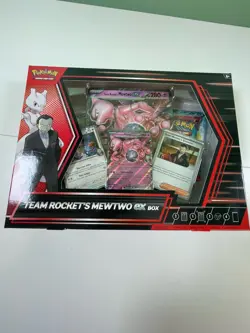 Pokemon TCG Team Rocket's Mewtwo ex Box Sealed New - Image 1