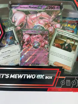 Pokemon TCG Team Rocket's Mewtwo ex Box Sealed New - Image 2
