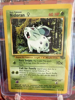 Pokemon Jungle Set 1999 Nidoran NM 57/64 - Image 1