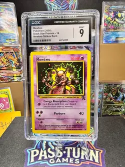 Pokemon - Mewtwo #14 - Black Star Promo - Mewtwo Strikes Back - WOTC - CGC 9 - Image 1