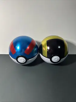 EMPTY Ultra Ball and Great Ball Pair Pokemon Tin Collectible - Image 1