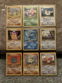 1999 Pokemon Base Set 2 Near Complete Non Holo Set - Image 3