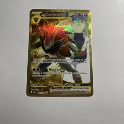 Pokemon N's Zoroark ex 189/159 Journey Together Hyper Rare Gold Near Mint - Image 2
