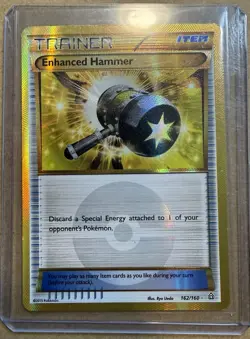 Enhanced Hammer (162 Secret Rare) 162/160 XY - Primal Clash Holo MP Pokemon TCG - Image 1