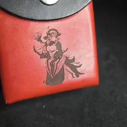 Yu-gi-oh Leather Deck Box Belt Case Bayonetta Game - Image 3