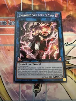 Yu-Gi-Oh! Unchained Soul Lord of Yama MP24-EN101 1st Edition Prismatic Secret NM - Image 1