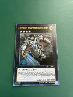 Yu-Gi-Oh! Artorigus King of the Noble Knights CBLZ-EN086 Ultra Rare NM - Image 1