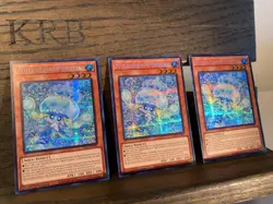 Yugioh: 3X Mulcharmy Purulia Prismatic Secret/Near Mint/1s ED MP25-EN085 - Image 1