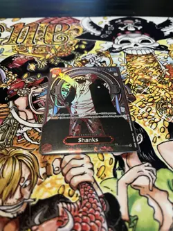 One Piece TCG Shanks OP13 OP09-004 Silver SP 3rd Anniv. Carrying On His Will - Image 2