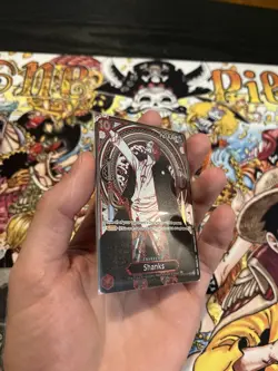 One Piece TCG Shanks OP13 OP09-004 Silver SP 3rd Anniv. Carrying On His Will - Image 5