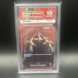 Edward Newgate 2023 Op02-001 One Piece Promo Leader ACE 10 - Image 1