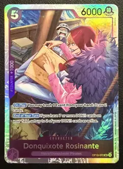 Donquixote Rosinante OP10-072 SR One Piece TCG - Royal Blood English NM - Image 1