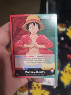 MONKEY D LUFFY - One Piece OP01-003 - ALPHA Demo Deck Pre-Errata “Not for Sale” - Image 1