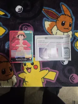 MONKEY D LUFFY - One Piece OP01-003 - ALPHA Demo Deck Pre-Errata “Not for Sale” - Image 2