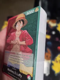 MONKEY D LUFFY - One Piece OP01-003 - ALPHA Demo Deck Pre-Errata “Not for Sale” - Image 3