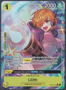 Lilith Alt Art OP13-113 Carrying On His Will One Piece TCG English - Image 1