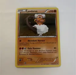Pokemon Landorus 74/101 Noble Victories 2011 Regular Basic 110HP Card - Image 1