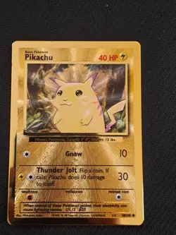Pikachu - (Celebrations Metal Card) 058/102 Miscellaneous Cards & Products Holo - Image 1