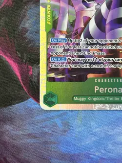 Perona OP14-033 SR The Azure Sea's Seven One Piece Card TCG - Image 5